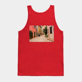 Back Street in Rovinj Old Town, Croatia Tank Top